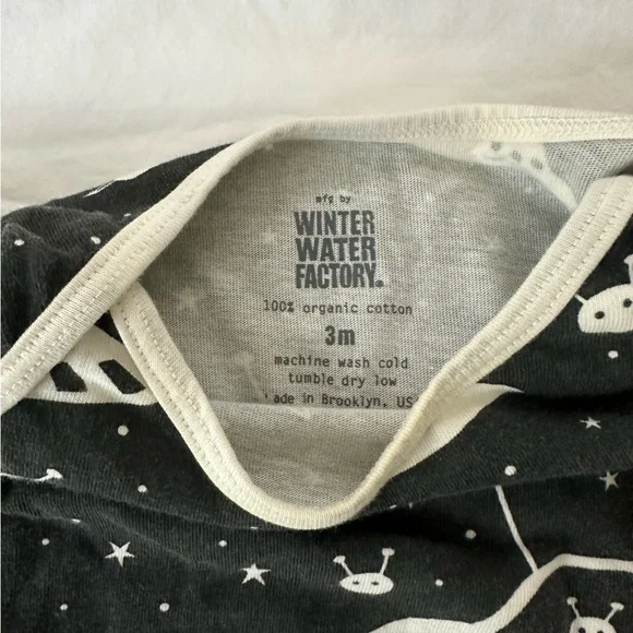 Winter Water Factory Organic Cotton Romper Size 3-6 months - Picture 2 of 3